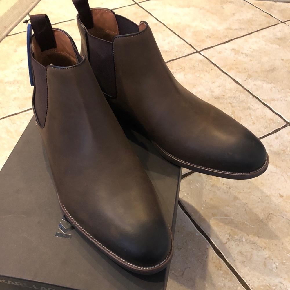 Karl Lagerfeld Paris leather shoes size 11.5